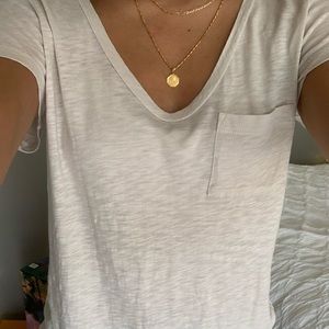 tan t shirt with pocket